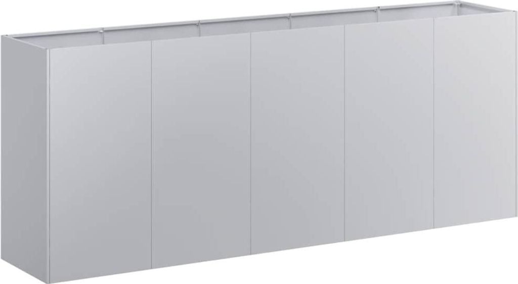 vidaXL květináč 200x40x80 cm Pozinkovaná ocel Obrázek produktu 
