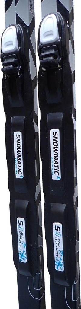 Brados LS Sport Langlaufski mit SNS-Bindungen, schwarz, 190 cm