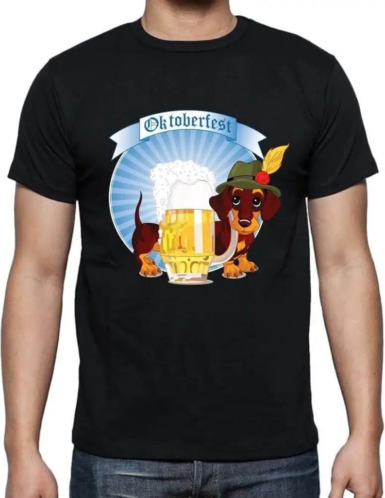 Herren Grafik T-Shirt -Welpe – Puppy – Öko-Verantwortlich Vintage Jahrgang Kurzarm Lustige Druck Geburtstag Geschenk Mann