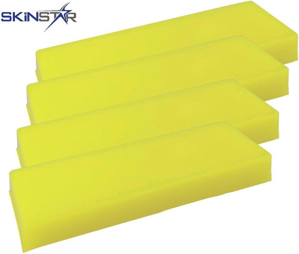SkinStar Universal Wachs gelb Bügelwachs Ski Wax 4x250 g - Werkstatt