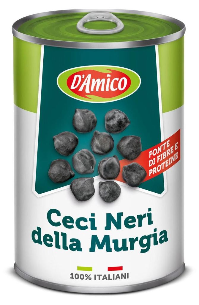 D'Amico Zwarte Kikkererwten 400g – Czarna ciecierzyca, Zdjęcie produktu 