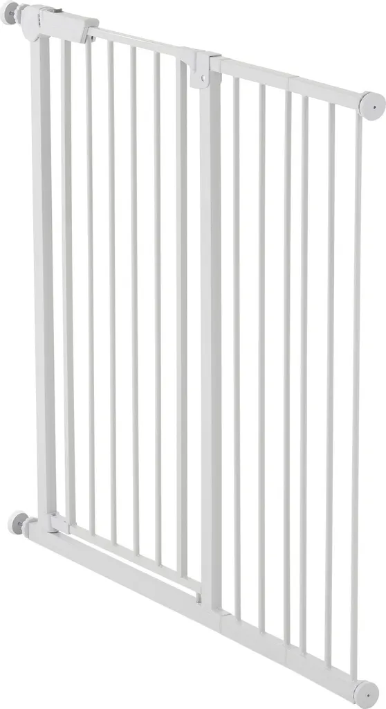 Barrière de sécurité blanche réglable de 65 à 101 cm pour bébé