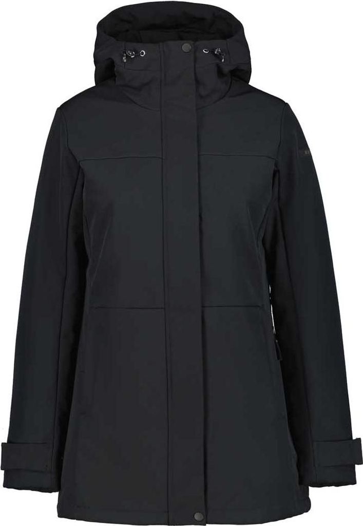Icepeak Aplington I Softshelljacke Schwarz 44 Damen Schwarz 44