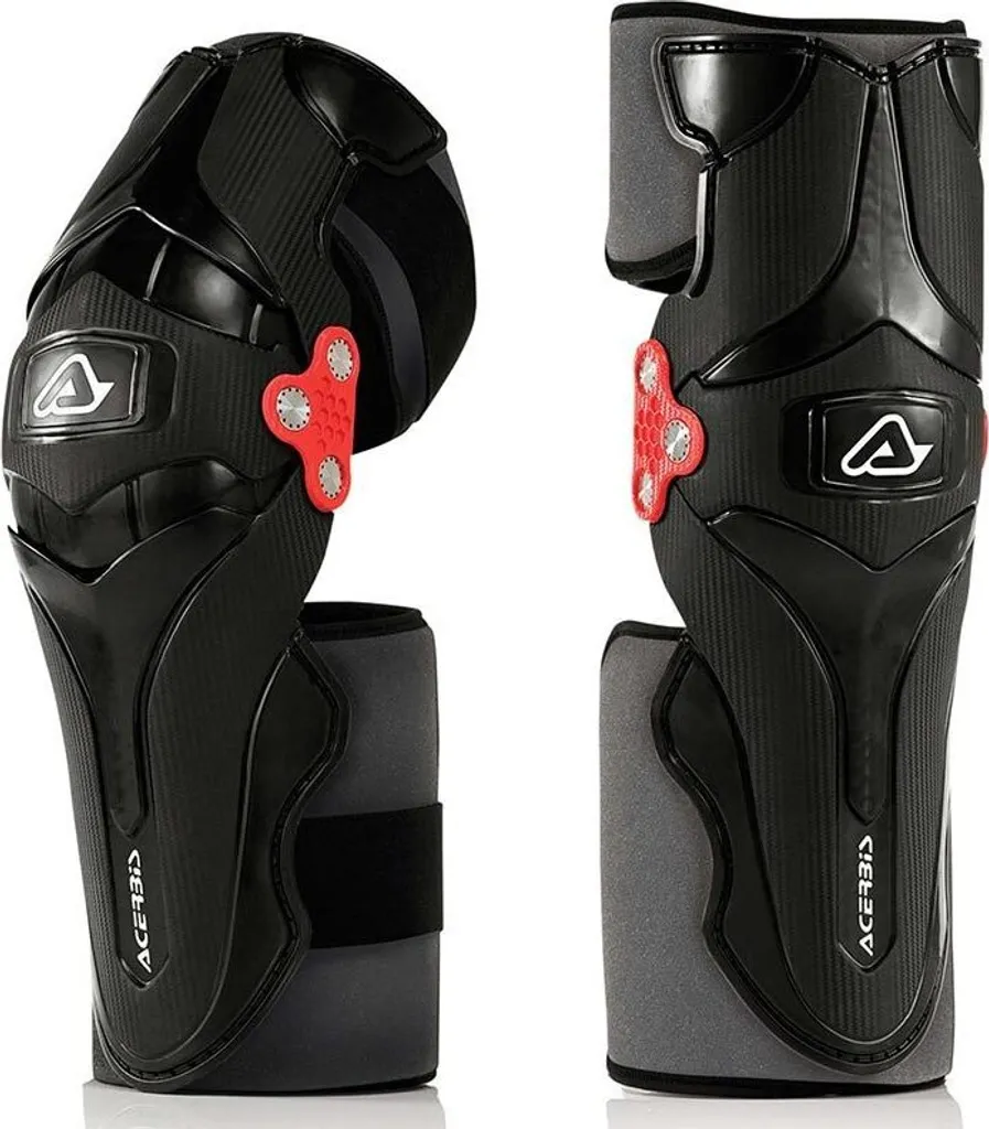 Protecteurs Genoux Acerbis X-Strong Articulés et Confortables Noirs