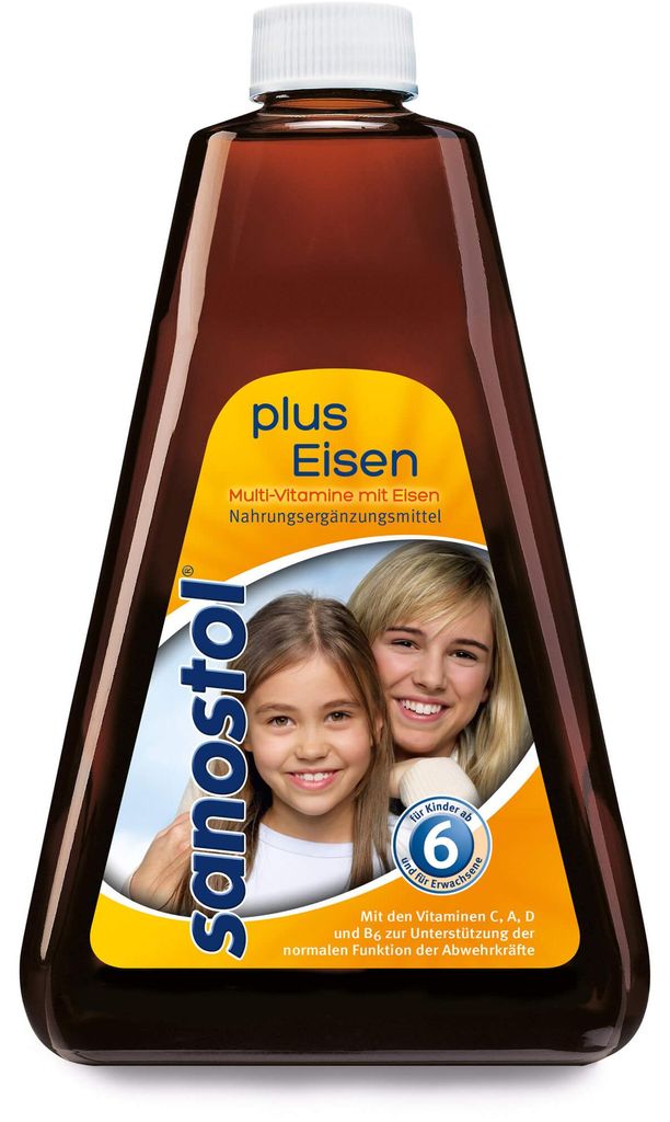 sanostol plus fer jus multi-vitaminé, solution de 460 ml Image du produit 