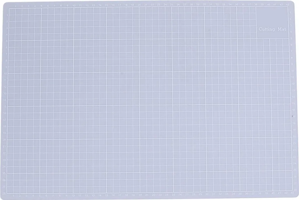 Tapis de découpe A3 transparent en PVC composite avec base antidérapante