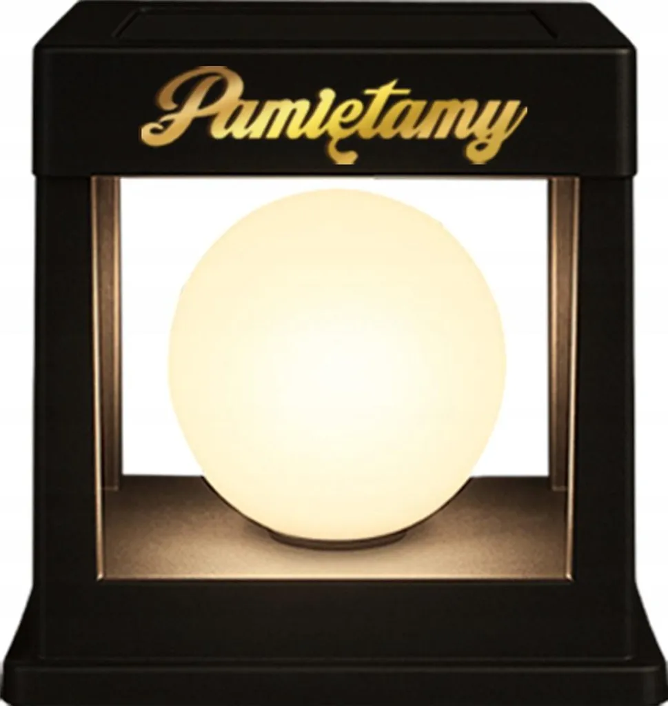 Lanterne funéraire solaire LED commémorative pour cimetière et tombe