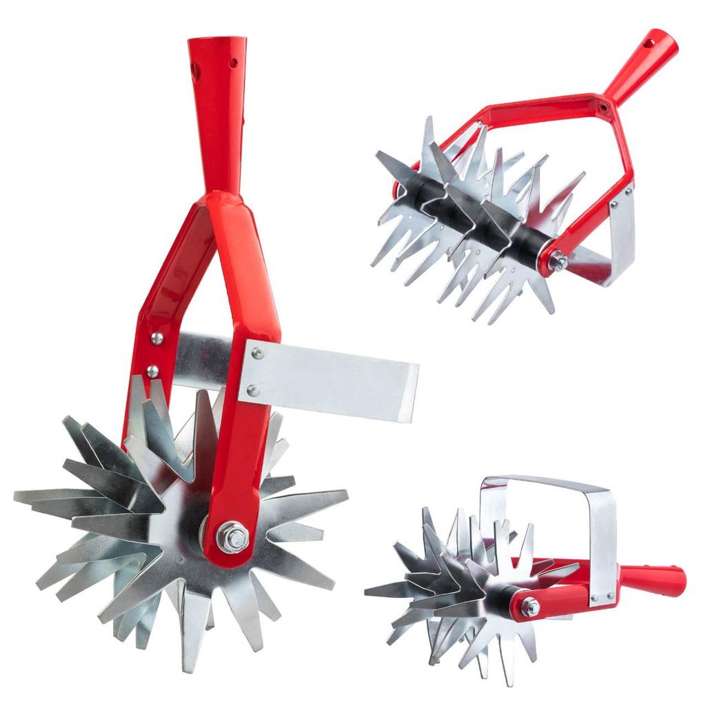 KADAX Kultivator ”Berget”, Gartenfräse, Vertikutierer für Garten ohne Stiel, 13 cm