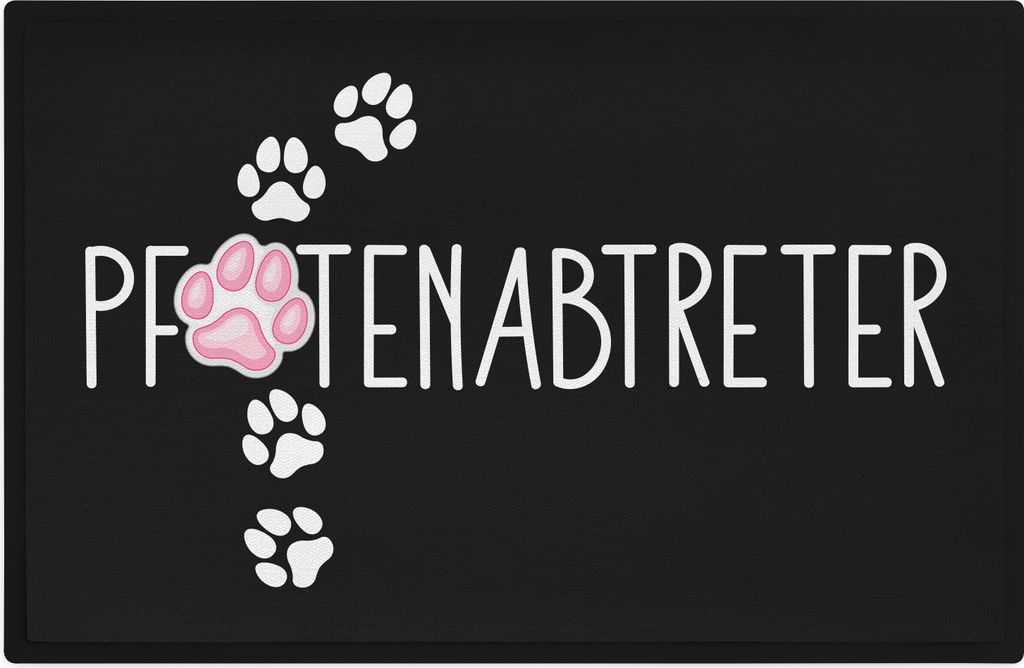 Trendation - Pfotenabtreter Fußmatte Geschenk Hundebesitzer Produktbild 