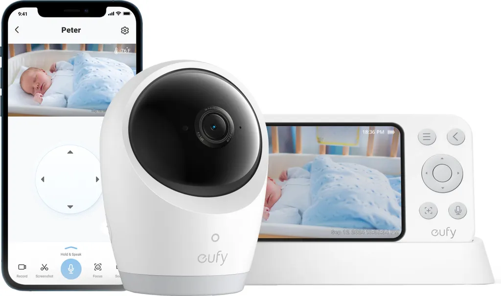 Surveiller Bébé à Distance avec Eufy E21 Anker - Kit Moniteur Sans Fil