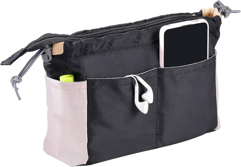 Handtaschen Organizer Taschenorganizer mit F?cher Geldbeutel-Einsatz Bag in  Bag Handtaschenordner