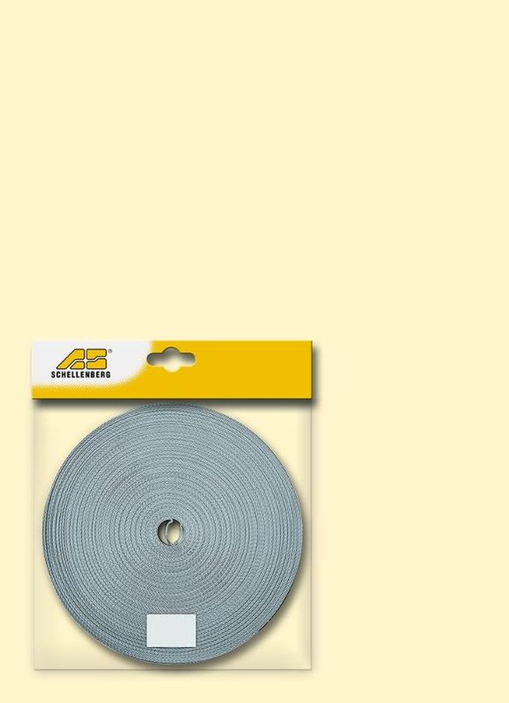 Schellenberg Rollladengurt 18mm/12,0m grau - 81202