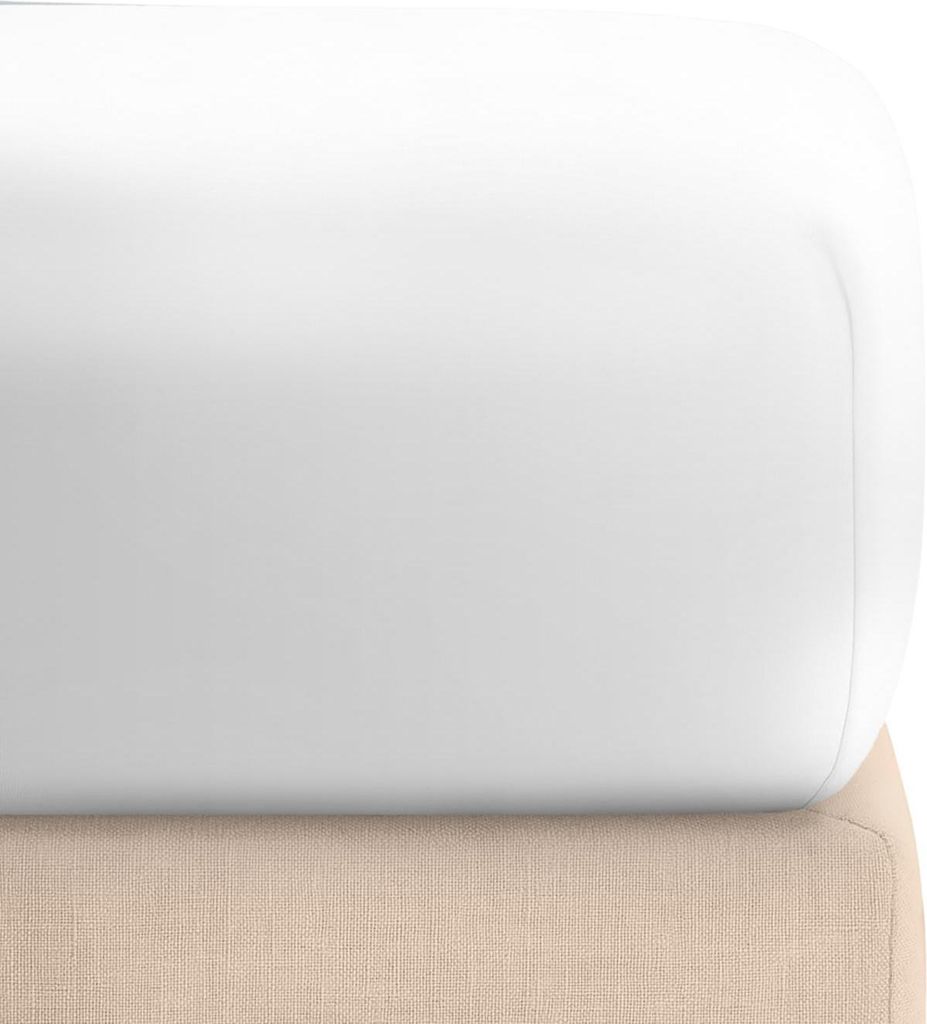 Jersey Bettwäsche Mit Gummibauch 100% Baumwolle 80X160 Weiss