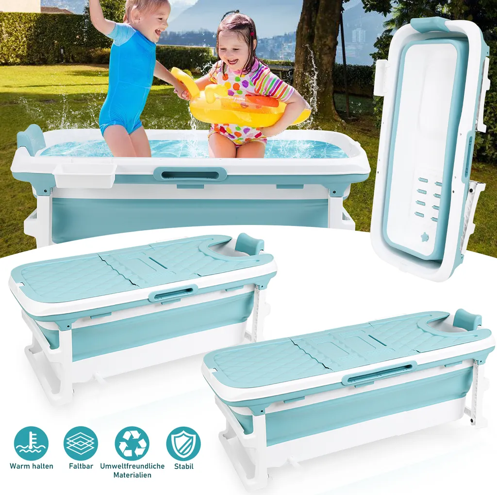 Vasca da Bagno Pieghevole Adulti 132cm: Relax Professionale Salvaspazio