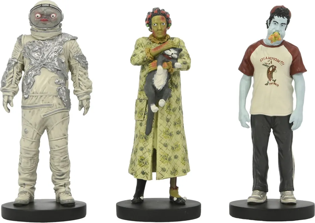 Set de 3 Figurines Articulées Beetlejuice NECA Collection 18 cm
