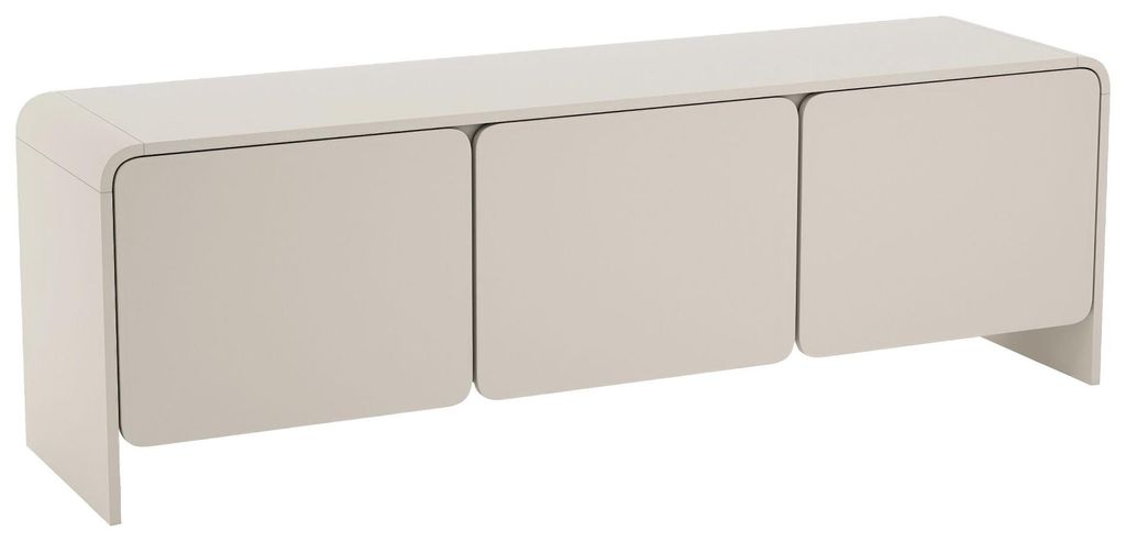 Selsey Lummo – TV-Lowboard 3-türig, 156 cm, kaschmirgrau Produktbild 