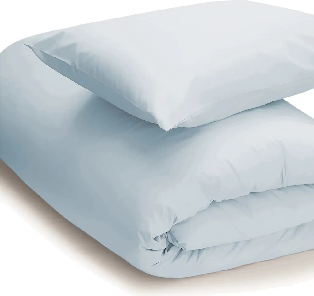 Linge de lit Kingsize en percale de coton bleu Belledorm BM169