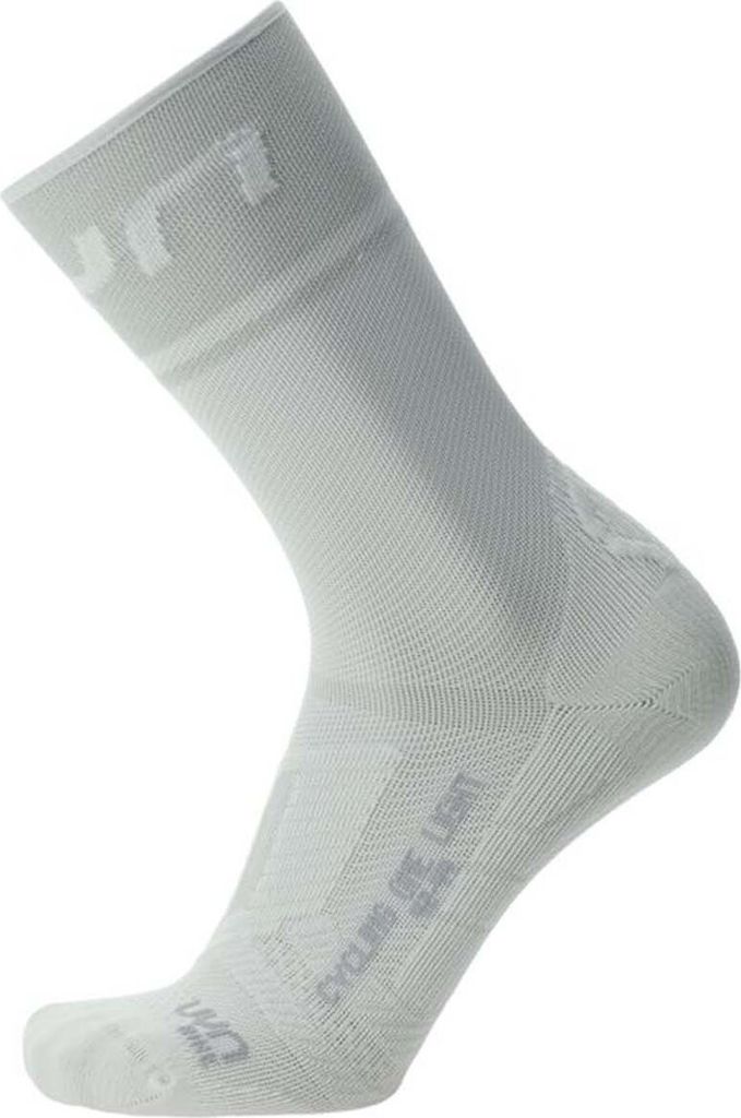 UYN Klassische Fahrradsocken - ONE LIGHT - Silber/Weiß 45-47