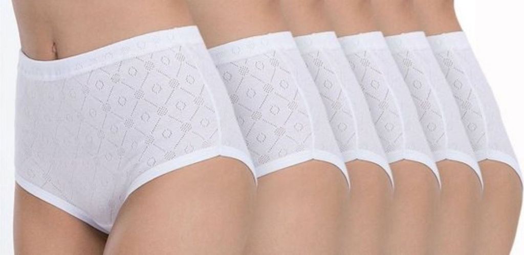 Toker Collection Taillenslip »Damen Taillenslip mit Jaquardmuster 6er Pack Gr. 40/42