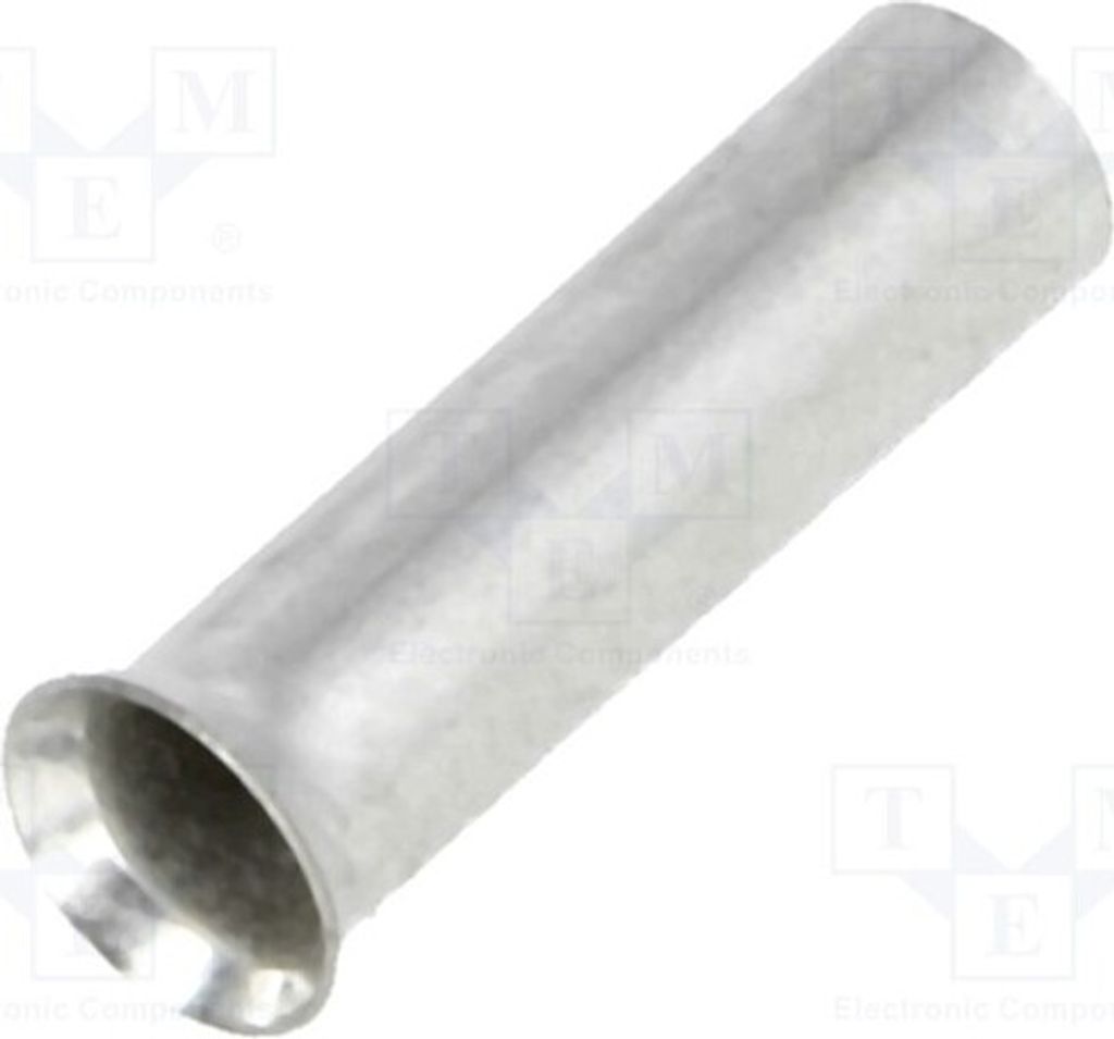 50x Kabelschuh: Hülse unisoliert 4mm2 12mm verzinnt Kupfer BM 01509 Bootlace ferr