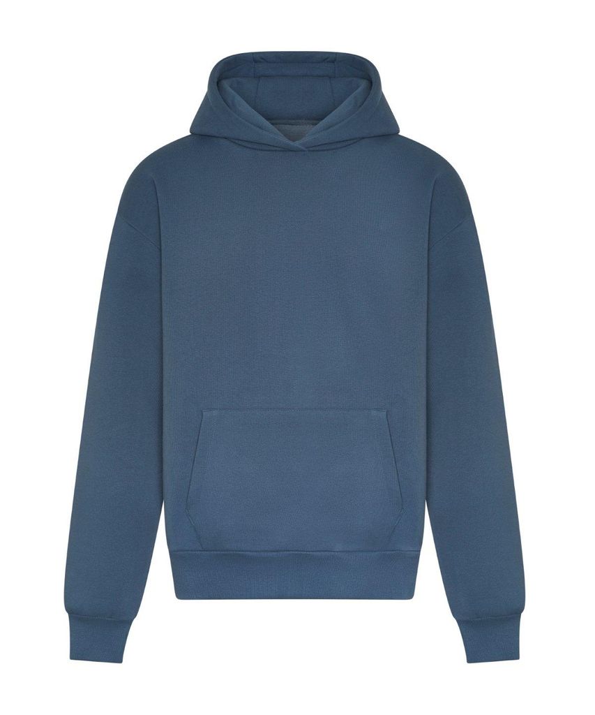 Just Hoods JH120 Signature Heavyweight Hoodie Kapuzen Sweatshirt Sport Hoody Uni Training- Freizeit- Fitness Kapuzen Pullover - Airforce Blue - 3XL