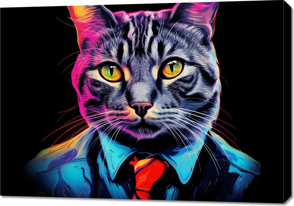 Bizneskot Quadro 100x70 Tela Colorata | Arredo Ufficio Professionale