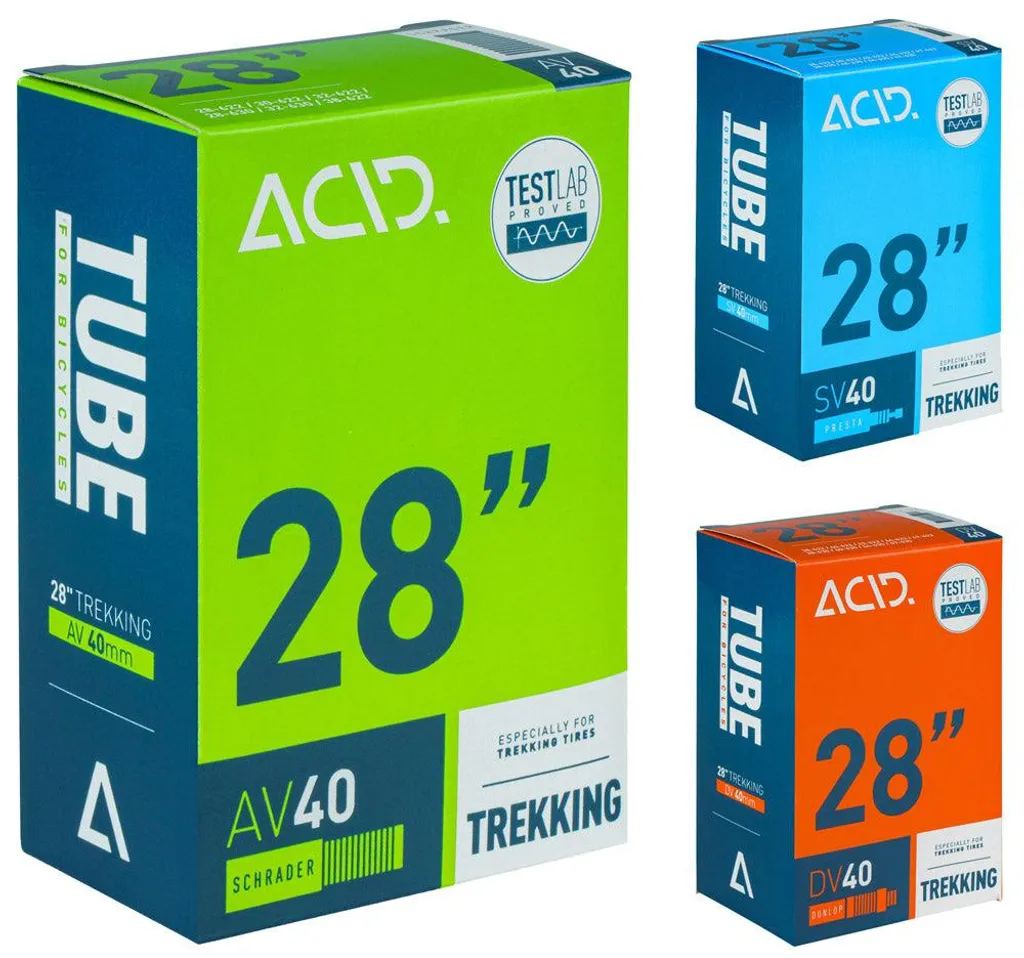 Chambre à air Acid Trekking DV 40 mm 28'' 38-47-622-635 Transparent
