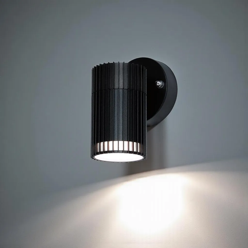 Lampe murale extérieure noire IP44 V-TAC - Éclairage de façade moderne - 2