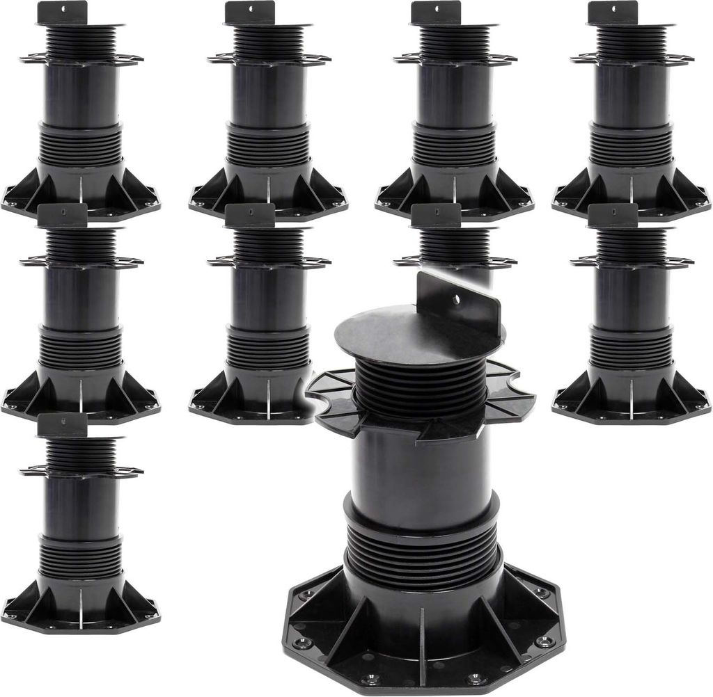 XPOtool Set 10x Stelzlager für Terrassen, 2700kg, Produktbild 