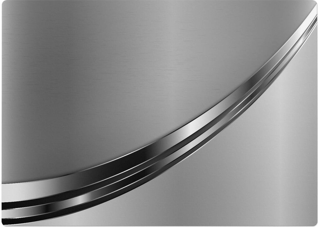 Metallische Linien – Bodenschutzmatte – Stuhlunterlage 140x100 cm – Rutschfest – Hartbodenmatte