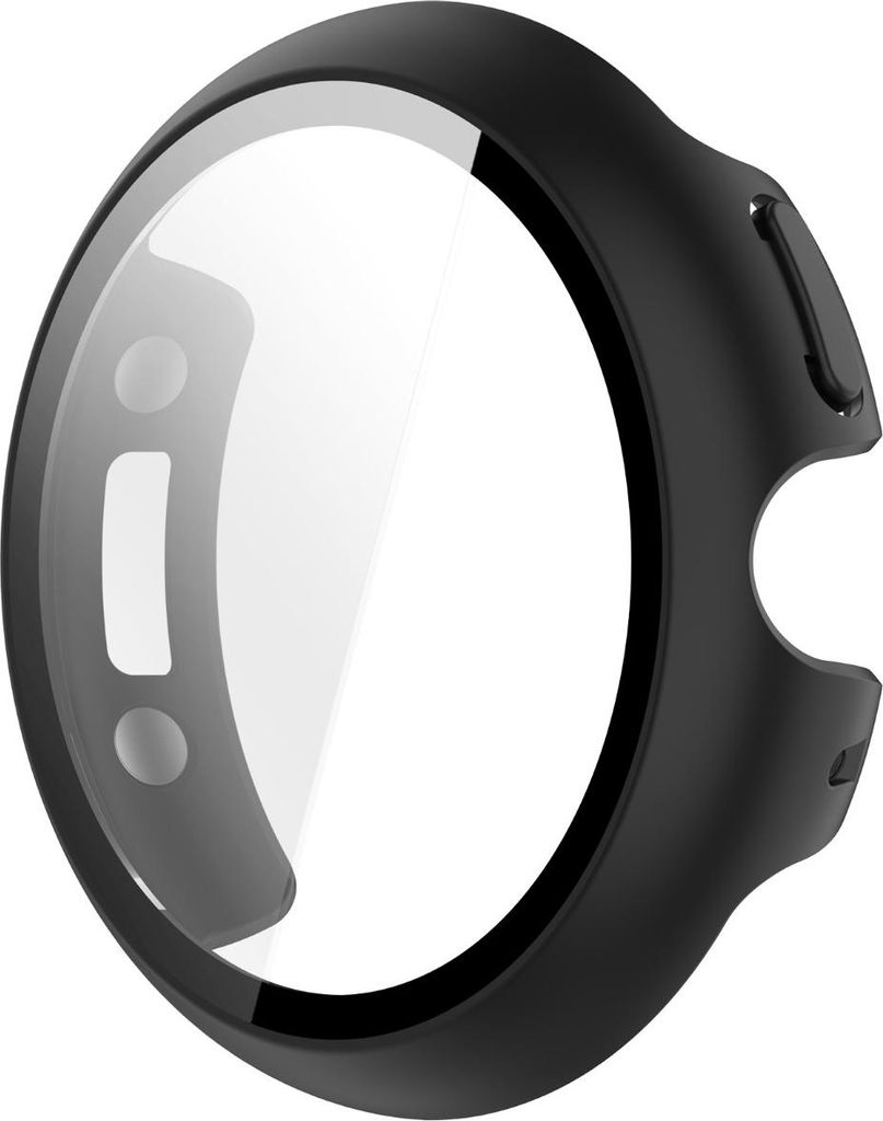 INF Schutzhülle für Google Pixel Watch 4 45mm - PC + Panzerglas Schwarz