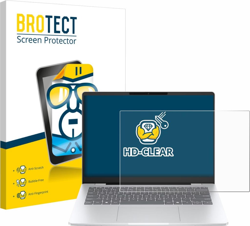 Für HP OmniBook 7 14" Laptop AI Schutzfolie BROTECT Displayschutz Display Schutz Folie Klar Transparent