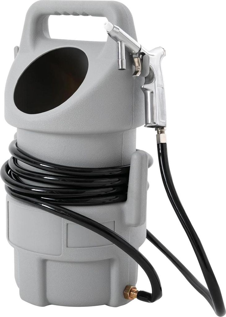 Sandstrahler - Tragbares Sandstrahl-Set - 22,68 kg Behälterkapazität - 4,5 m Schlauch - 2 kg Leicht - Aluminium/PVC/HDPE - Für Auto & Industrie ...