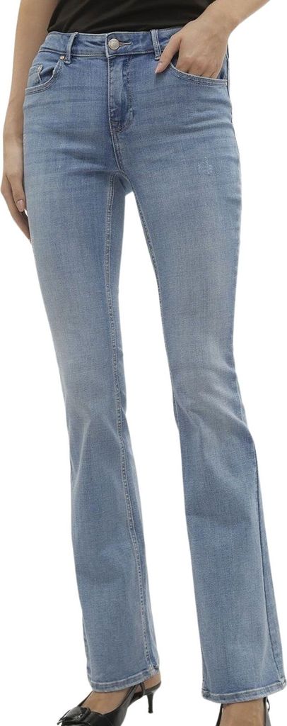 Vero Moda Flash Mid Rise Flared Jeans Damen
