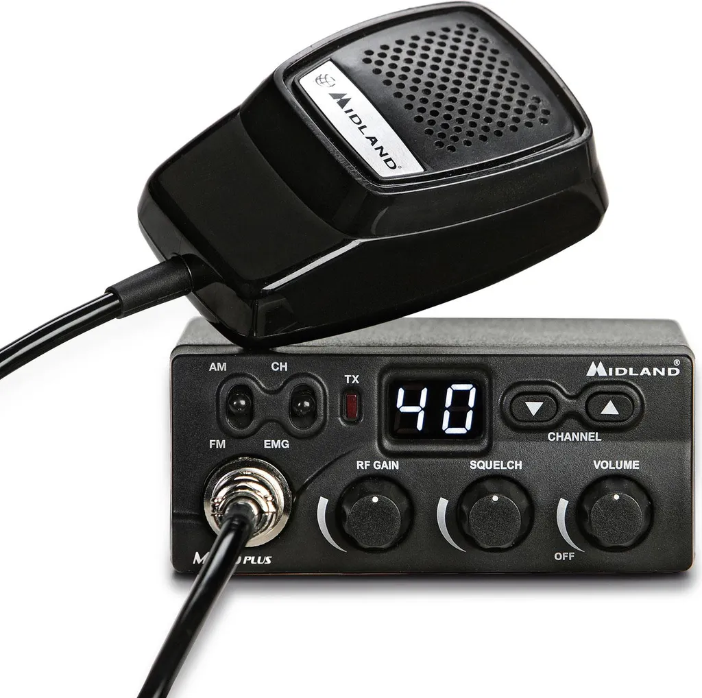 Midland M Zero Plus: Radio CB 40 Canali AM/FM per Camion e Auto