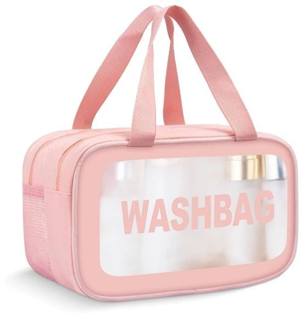 Mug de voyage nomade rose transparent avec couvercle étanche sans BPA