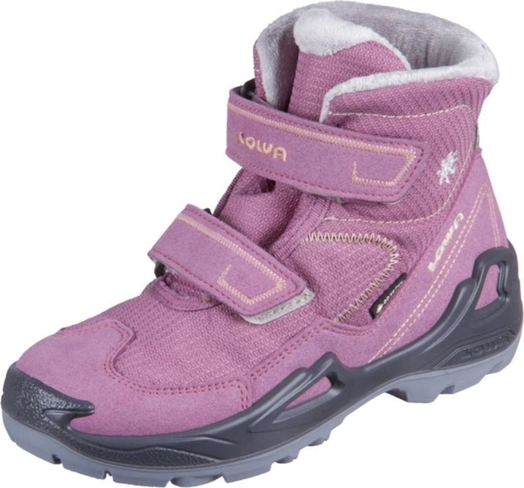 Lowa Milo GTX Mid Mädchen Klettstiefel in Rosa, Größe 34