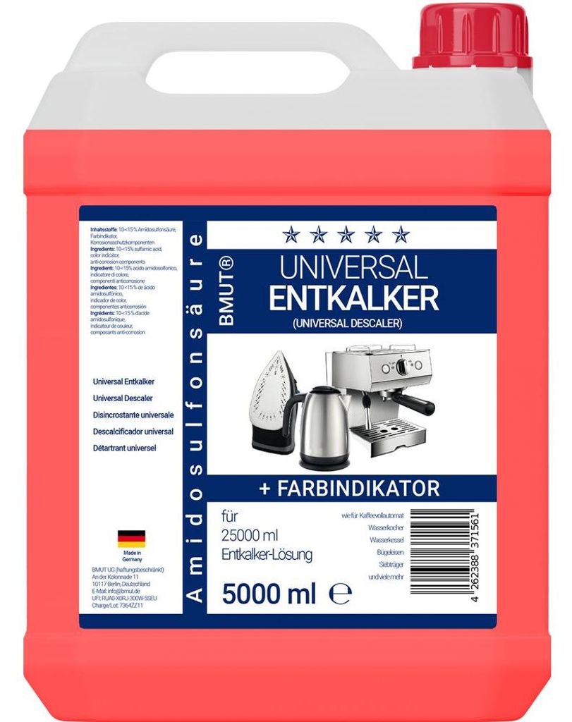 5L Universal Entkalker für Kaffeevollautomaten & Produktbild 