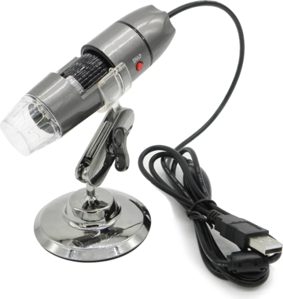 Microscope USB 3.0 zoom 1000x avec éclairage LED réglable