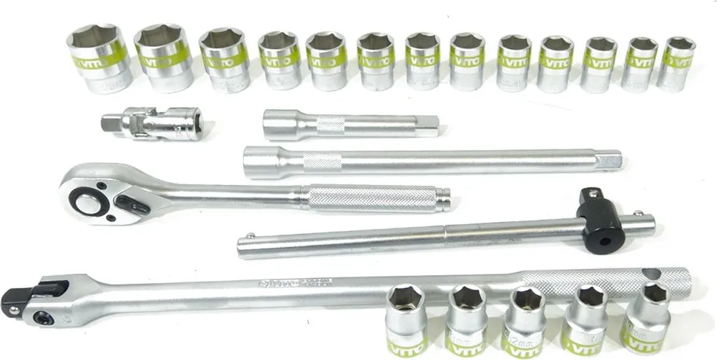Boîte à outils cliquet et douilles 1/2 pour mécanique auto VITO