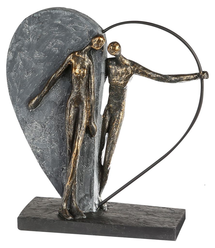 Casablanca by Gilde Dekofigur Skulptur Herzklopfen  H. 31 Produktbild 