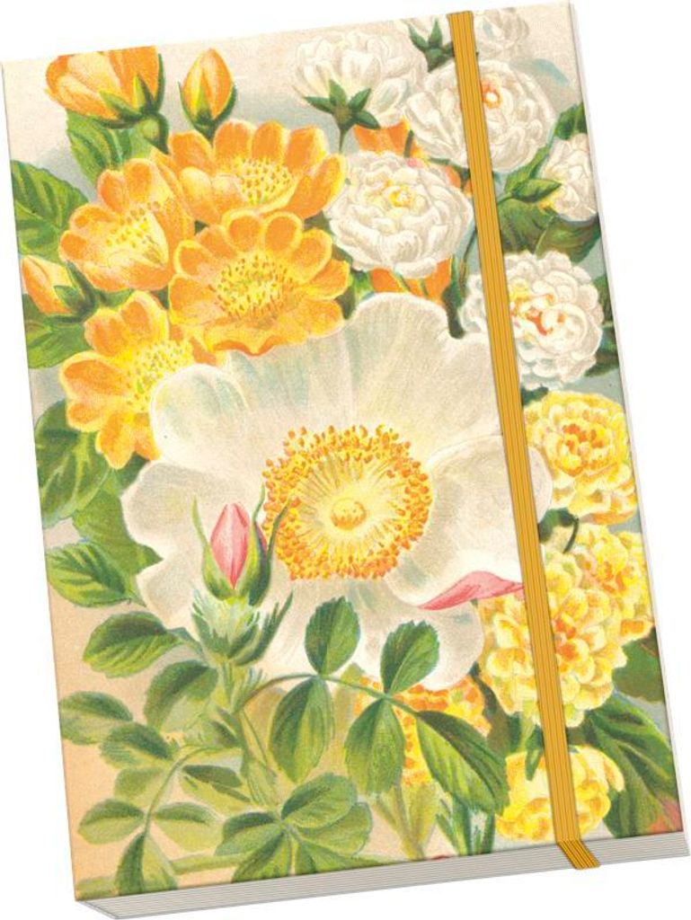 Notatnik ozdobny A5 STNOTE 125 Żółte róże