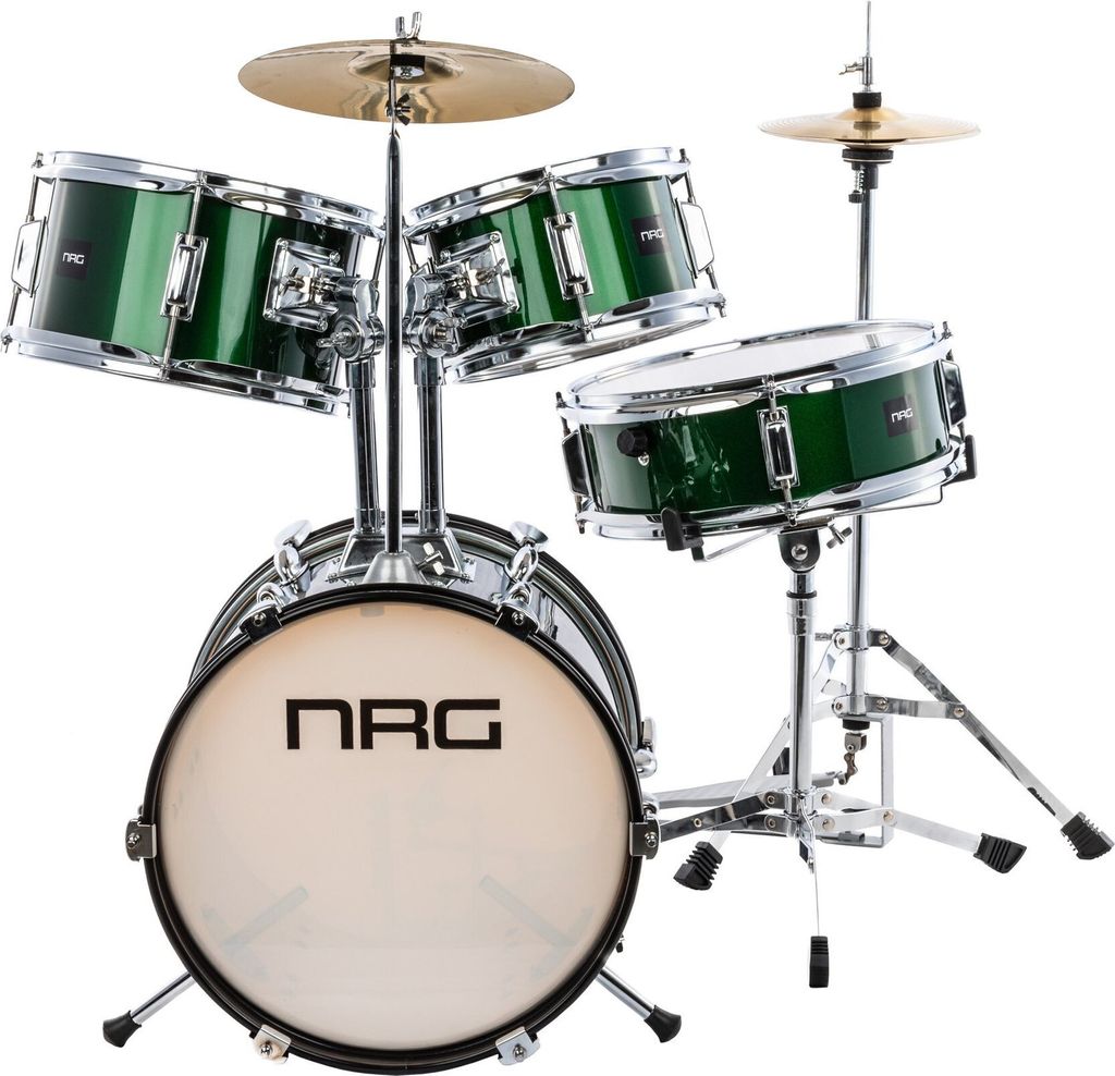 NRG Young Rocker Green Kinder Schlagzeug