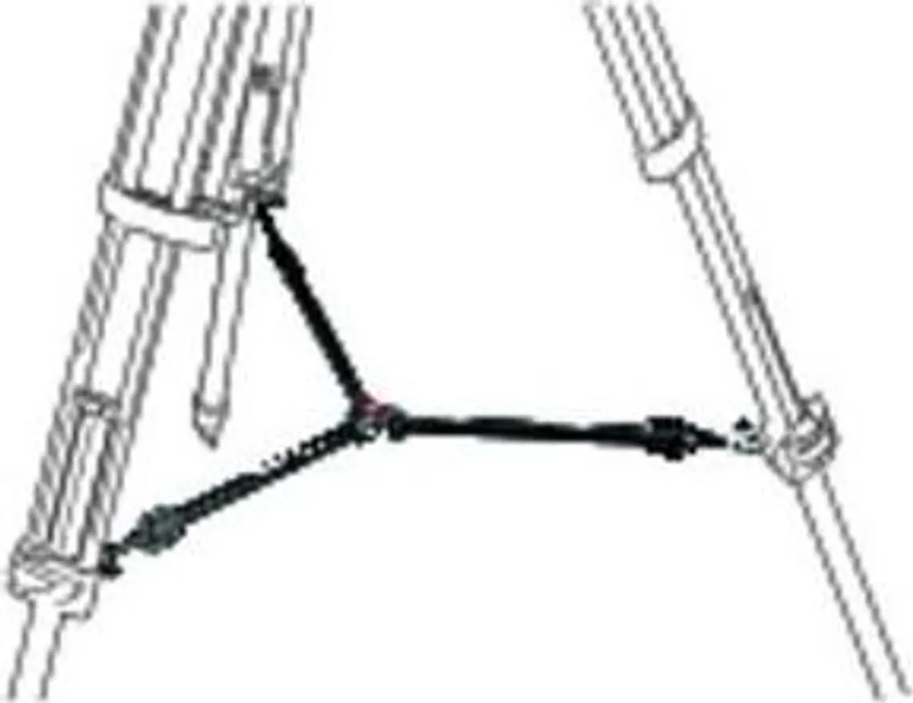 Entretoise Manfrotto 537SPRB télescopique en aluminium pour trépied