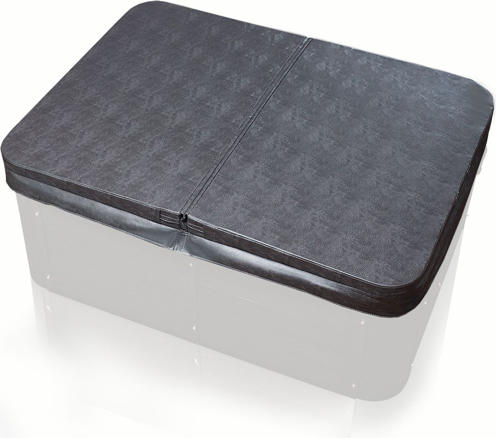 TroniTechnik Thermoabdeckung für Outdoor Whirlpool LEVANZO 192x137 cm, Schaumstoffkern, Kunstleder, hochisolierend, Schutz vor Witterung