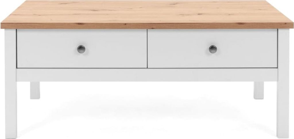 CALICOSY - Table Basse 2 tiroirs L100 cm -Reproduction Image du produit 