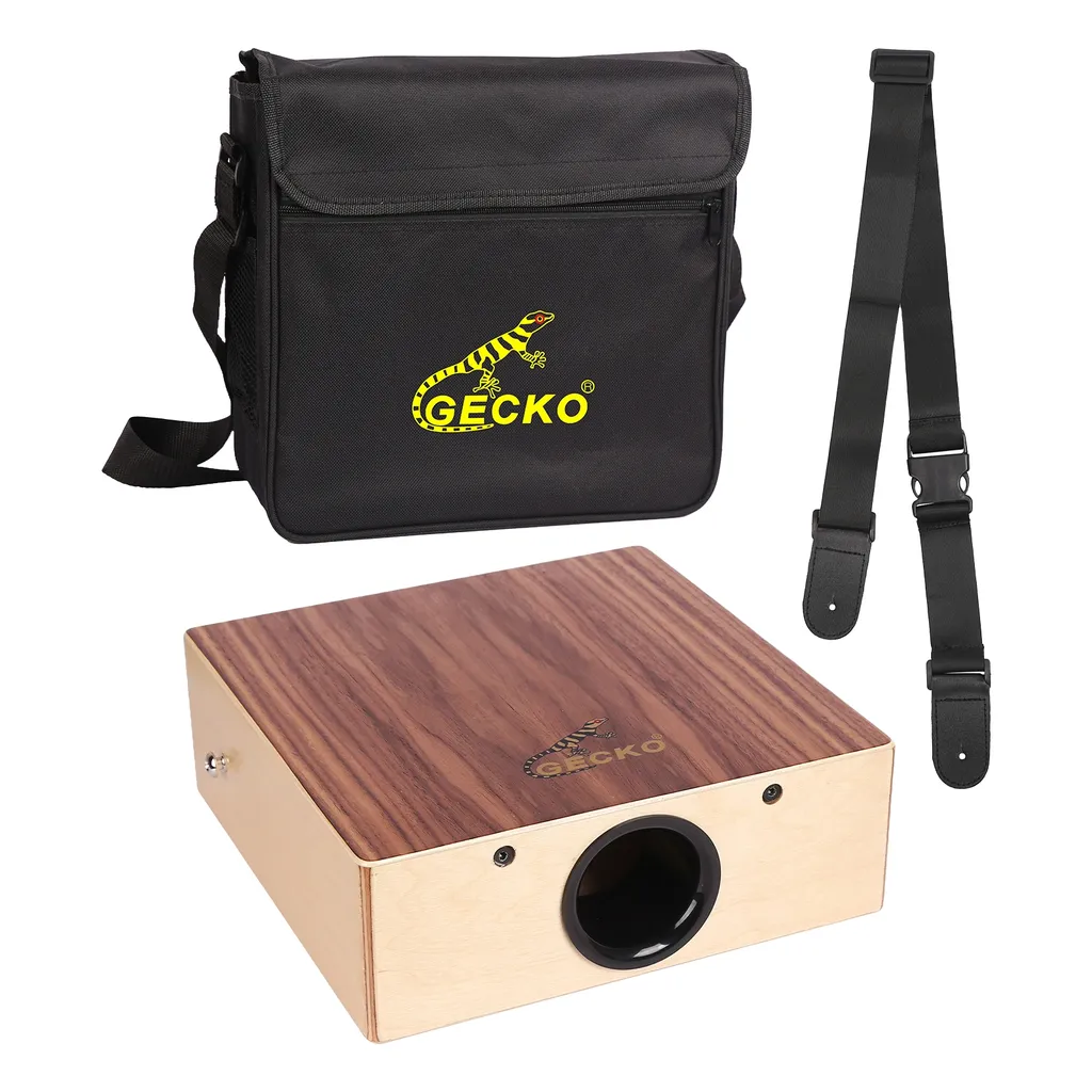 Tambour à Main Professionnel - Percussion Cajon avec Timbre Réglable - 2