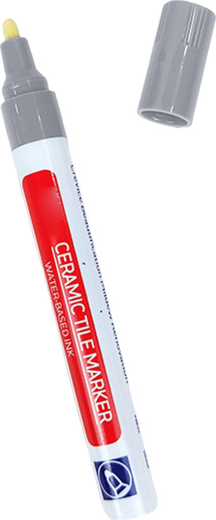 Tragbarer Fliesenmarker, wasserdicht, geruchlos, schnell trocknend, einfarbig, Fliesenmarker, Fugenstift, Wandnahtstift, Badezimmerzubehör-Dunkelgrau