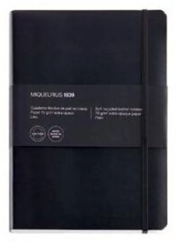 Grand Cahier de Notes Quadrillé 5x5 Jakob Maul avec Index et 300 Feuilles