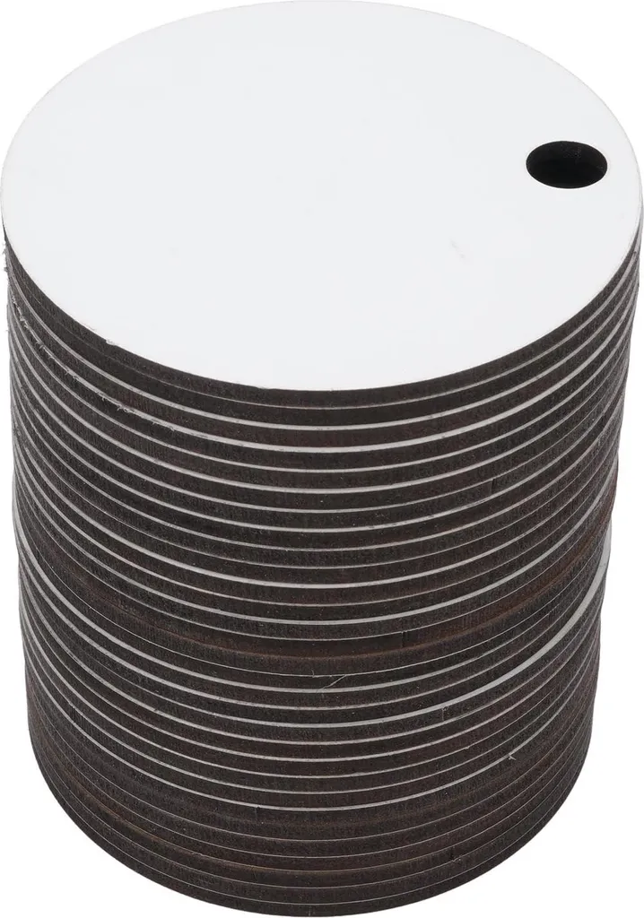30 Plaques de Sublimation Rondes pour Décoration de Gobelet 40oz